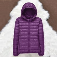 Zimski kaputi za žene topla vodootporna lagana jakna s kaputama s kapuljačom s recikliranom izolacijom
