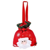 Bondy poklon torba Super Mekani živahni crtić Dizajn Distribuirani izgled ukrasni krpa ELK Santa Claus