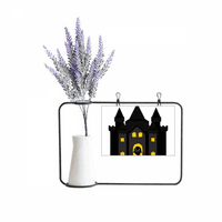 Bajka Castle Castle COLeful Ilustracija Umjetna lavanda Cvjetna četka za boce