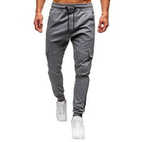 B91XZ znojne hlače muške muškarce jesenske zimske ljetne hlače pantalone ležerne prilike ravno muške