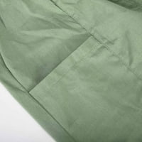 TOQOT JUNIORS HORASS - s džepovima koji rade elastični struk ženske kratke hlače zelena veličina 14