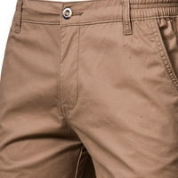 Hinvhai Plus veličine Hlače zazor muške sportske ljetne čvrste labave kratke džepne hlače Activewear