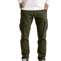 Muške multi džepove Slim teretna hlače Pješačke borbene radne pantalone na otvorenom Ležerne prilike