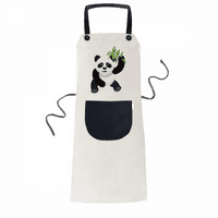 Kineska panda tradicionalna umjetnost uzorka pregača podesiva beb pamučna posteljina bbq kuhinjski džep