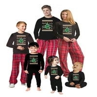 Božićne pidžame za obitelj podudaranje Božićne PJS - ELF Xmas WC za jamstva drveća - Obiteljske božićne