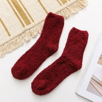 Donje rublje Sleep Socks Muške čvrste boje Floral Fleece Fleece apsorbira srednju cijenu jeseni i zimske