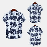 Pimfylm Summer Majice za muškarce Trendy Muška majica, Crewneck Pamuk Tee, Majica Srednje težine Tamno
