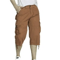 Muški teretni šorc pamučni casual opušteni FIT Ljeto Capri hlače na otvorenom na otvorenom planinarenje