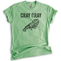 Cray Cray majica, unise Ženska muska košulja, košulja rakova, ribolovna majica, smiješna riblja majica,