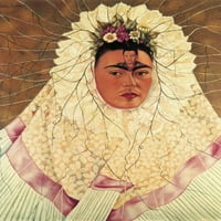 Frida Kahlo - samoportret kao tehuana - platno ili štamparska zidna umjetnost