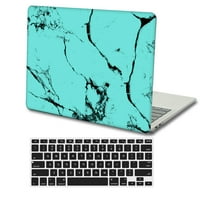 Kaishek Hard Case Cover kompatibilan sa - Objavljen MacBook Pro 13 mrežni prikaz TOUCH ID + crni poklopac