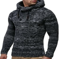Avamo muški kabel pleteni džemper od pune boje ugodno pulover salon sa loungeawwear džemper vrhovima