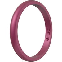 Enso prstenovi Halo Birthstone serije Silikonski prsten - - ružičasta turmalina