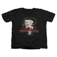 Betty Boop Cartoon Classic Wink & Kiss Adult V-izrez Majica Thee Tee