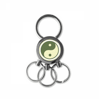 Taichi Kina osam dijagrama od nehrđajućeg čelika metalni ključ za ključeve za ključeve ključeva za ključeve