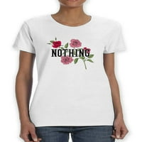 Ništa majica u obliku cvijeta Žene -Martprints dizajni, ženski veliki