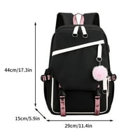 Visoka valutna računarska ruksaka USB punjenje sučelje za punjenje Srednjoškolske studente školske torbe