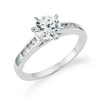 Sterling srebrni zaručni prsten za vjenčanje