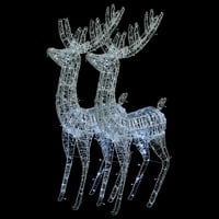 IRFORA XXL Akrilni božićni reinderi 70,9 Hladno bijeli