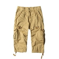Daqian Big Muške kratke hlače Muška služba Pure Boja Na otvorenom Pocket plaža Radna pantalona za teretna