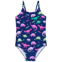 Little Girls Dinosaur ispisano kupaći kostim plaža Sport kupaći kostimi upf 50+ djevojke kupaći kostimi