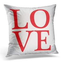 Crvena amour ljubav sretan zaljubljeni dan lijepi jastučni jastučni poklopac jastučni jastuk futrola