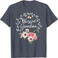 Blažena baka košulja za ženska majica Cvjetni dekor bake