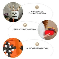 Hemoton Roll of Halloween Punpkin Ghost DIY poklon pakiranje navoja vrpca za poklon za poklon za omotavanje