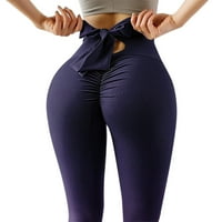 Wendunide Duksevi za žene Ispis visokog struka Stretch Strethcy Fitness Tajice Yoga hlače Hlače za žene