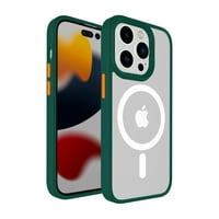 Za Apple iPhone Pro MA hibridne slučajeve kompatibilne s MAGSAFE Clear Prozirni i šareni poklopac okvira,