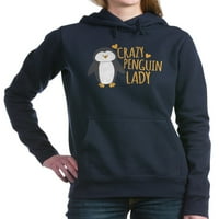 Cafepress - Luda Penguin Lady - pulover Hoodie, klasična i udobna dukserica sa kapuljačom