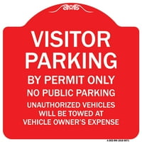 Značaj serije dizajnera za prijavu - parking za posjetitelje po dozvoli samo bez javnog parkirališta