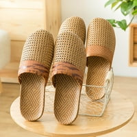 Knevjerentne odrasle žene cipele od kožnih papuča za žene parove pjene parove sa istim ne kliznim kućnim