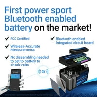 Chrome baterija sada YTX20HL-BS Inteligentna Bluetooth omogućena AGM baterija za lični vodovod - Kawasaki