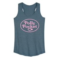 Polly džep - Polly Pocket Pink Logo - Ženski trkački rezervoar