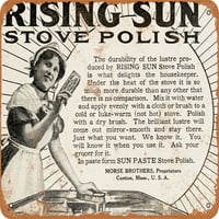 Metalni znak - uzimati špekurij za sunčanje - Vintage Rusty Look