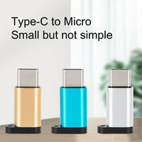 Taluosi punjač za punjenje Prijenos podataka Mini Type-C do Micro-USB ženskog pretvarača za mobilni