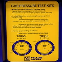 Kit za testiranje tlaka od žute jakne, do WC 78055