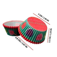 GUVPEV CUPCAKE obloge - standardne veličine Cupcake omotači za upotrebu za tave ili nosač ili na postolje - višebojna 4