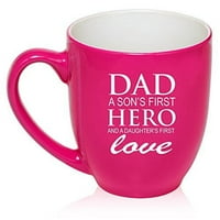 OZ Velika bistro šoljara keramička kava čaj čaša, tata, prvi heroj sina i prve ljubavi kćeri