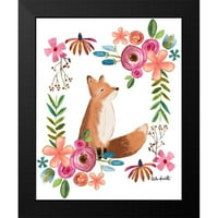 Doucette, Katie Black Moderni uokvireni muzej umjetnički print pod nazivom - cvjetna lisica