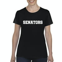 MMF - Ženska majica kratki rukav, do žena Veličina 3XL - senatori