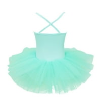 Aislor Ballet Leotards Tutu Suknja za djevojčice Squided baletske plesne haljine kostim za nošenje 2-12