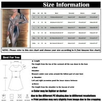 Haljine za žene ženski omotač maxi grafički otisci dugih rukava dubok V-izrez modni vruće prodajne haljine