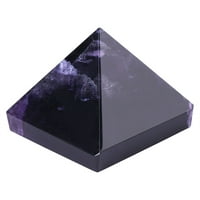 Amethyst piramida, kristalna piramida, ljubičasta za kućnu kancelariju Kristalna terapija poklon ukras