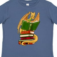 Inktastična dobro pročitana slatka zlatna zmajeva čitanje knjiga poklon mališani dječak ili majica za