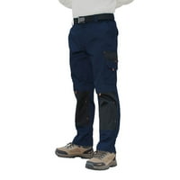 Leey-World Hlače za muškarce Multi džepne pantalone Muške teretne hlače Ravne cijevi Ležerne pantalone