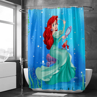 Ariel tuš za tuširanje Specijalna zastor za lijepljenje za kupaonicu za obitelj za kućnu kupuru ukras