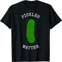 Material Nacionalni dan krastavca Zabava Dill Pickle Idea Majica Crna 4x-velika