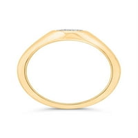 Dijamantni modni prsten za dijamant u 10k žutom zlatu